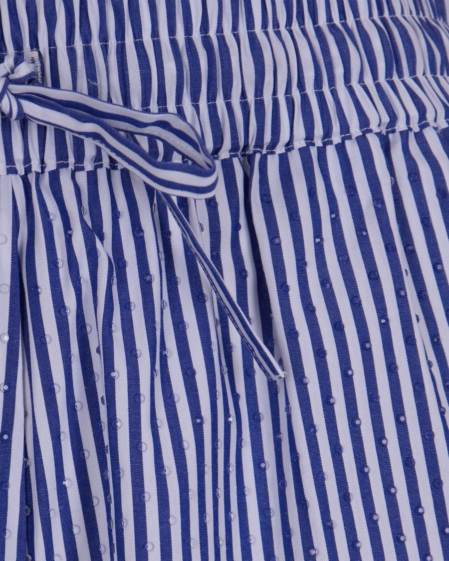 P.A.R.O.S.H. Pinstriped Shorts With Rhinestones