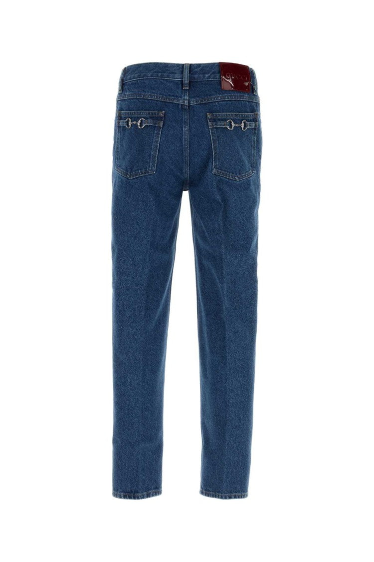 Gucci Straight-Leg Denim Jeans With Mid-Rise Waist