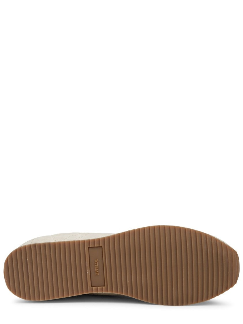 Totême Flex Ribbed Sole Suede Sneakers