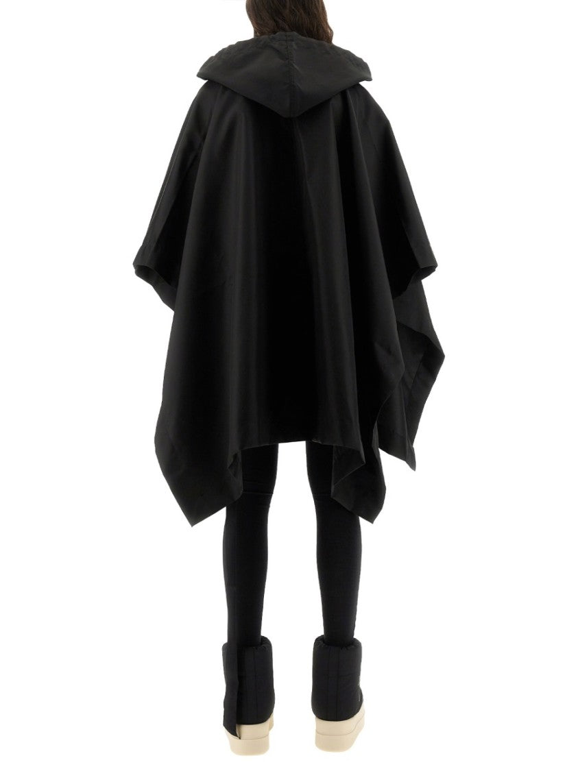 Drkshdw By Rick Owens Waterproof Cape With Hood