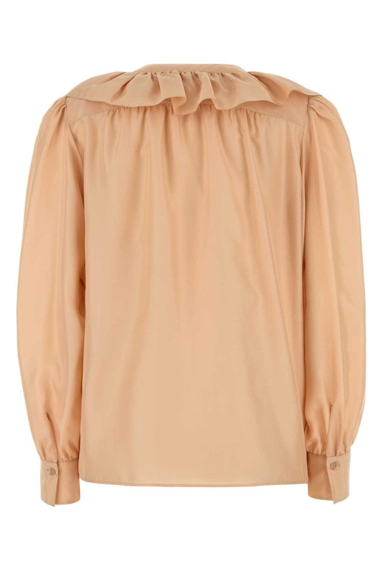 Chloé Peach Satin Shirt