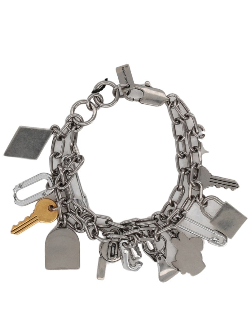 Marc Jacobs Pop America Double Chain Charm Bracelet