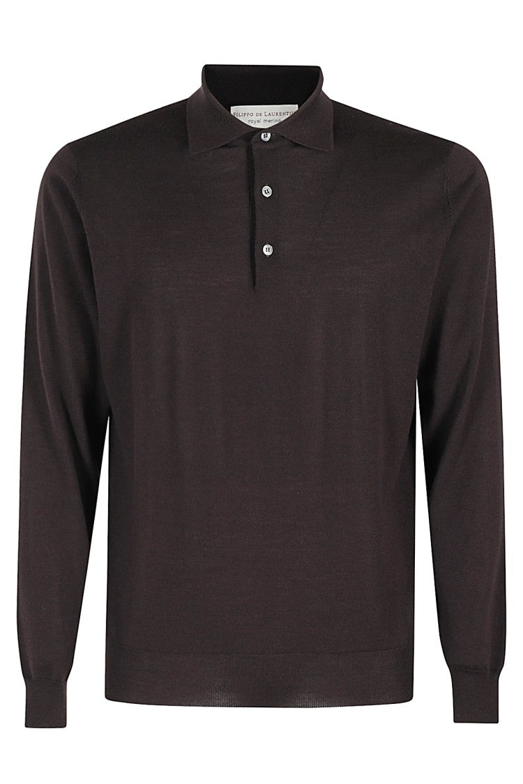 Filippo De Laurentiis Fitted Long-Sleeved Polo