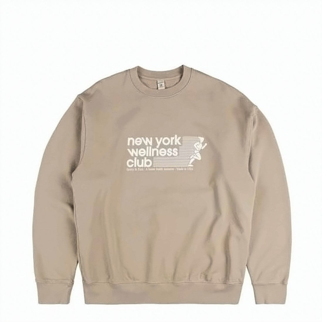 Sporty And Rich Relaxed-Fit Long-Sleeve Sweatshirt With Graphic Print