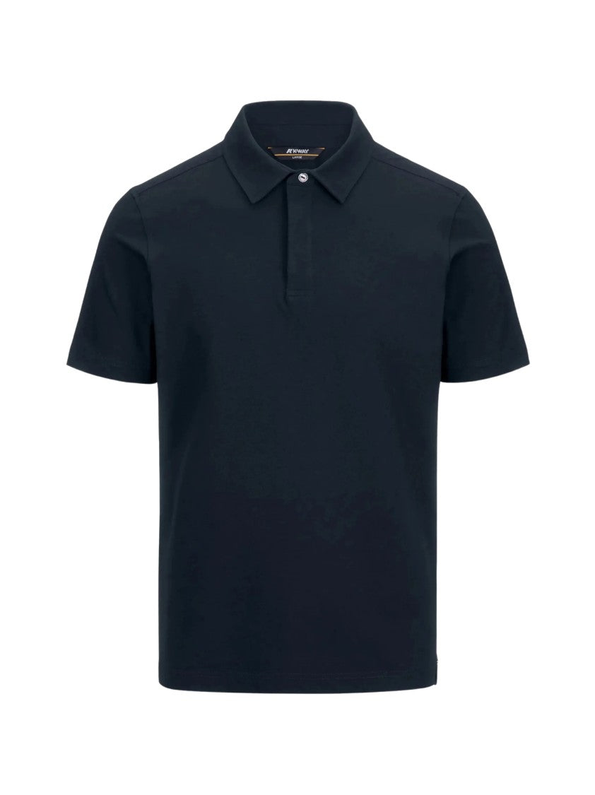 K-Way Classic Short-Sleeve Polo Shirt With Traditional Collar And Two-Button Placket