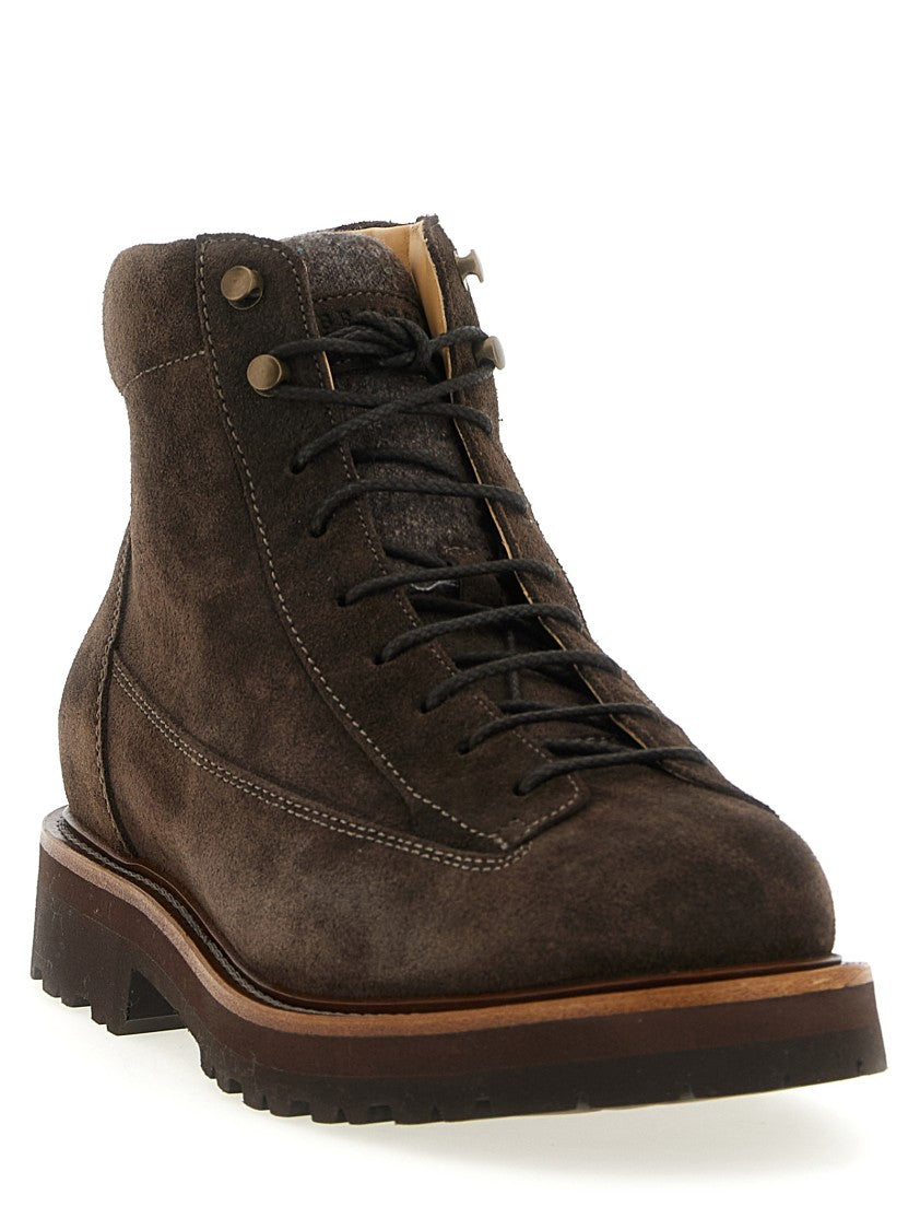 Brunello Cucinelli Suede Ankle Boots