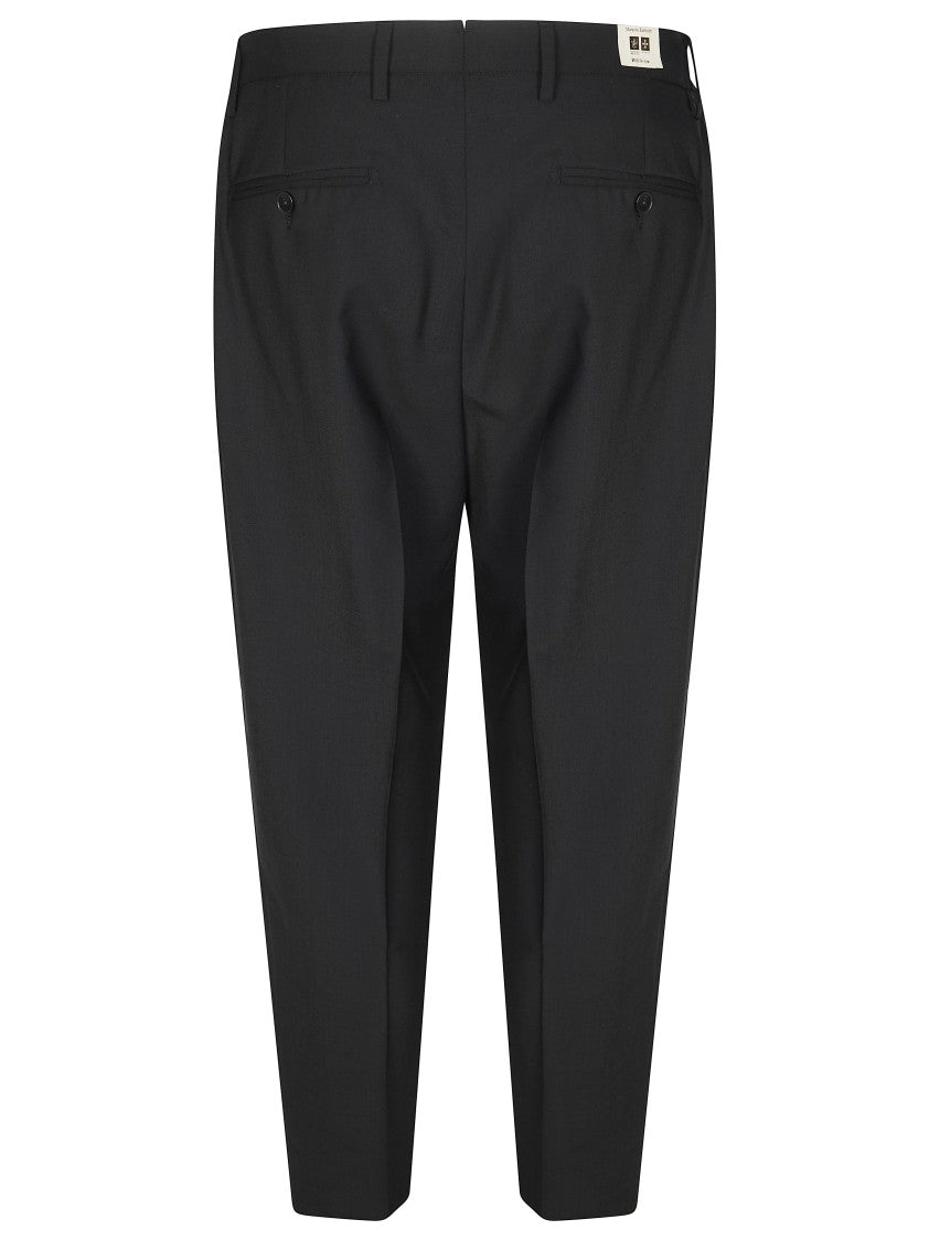 Briglia Two Pleats Elastic Waist Tapered Pants