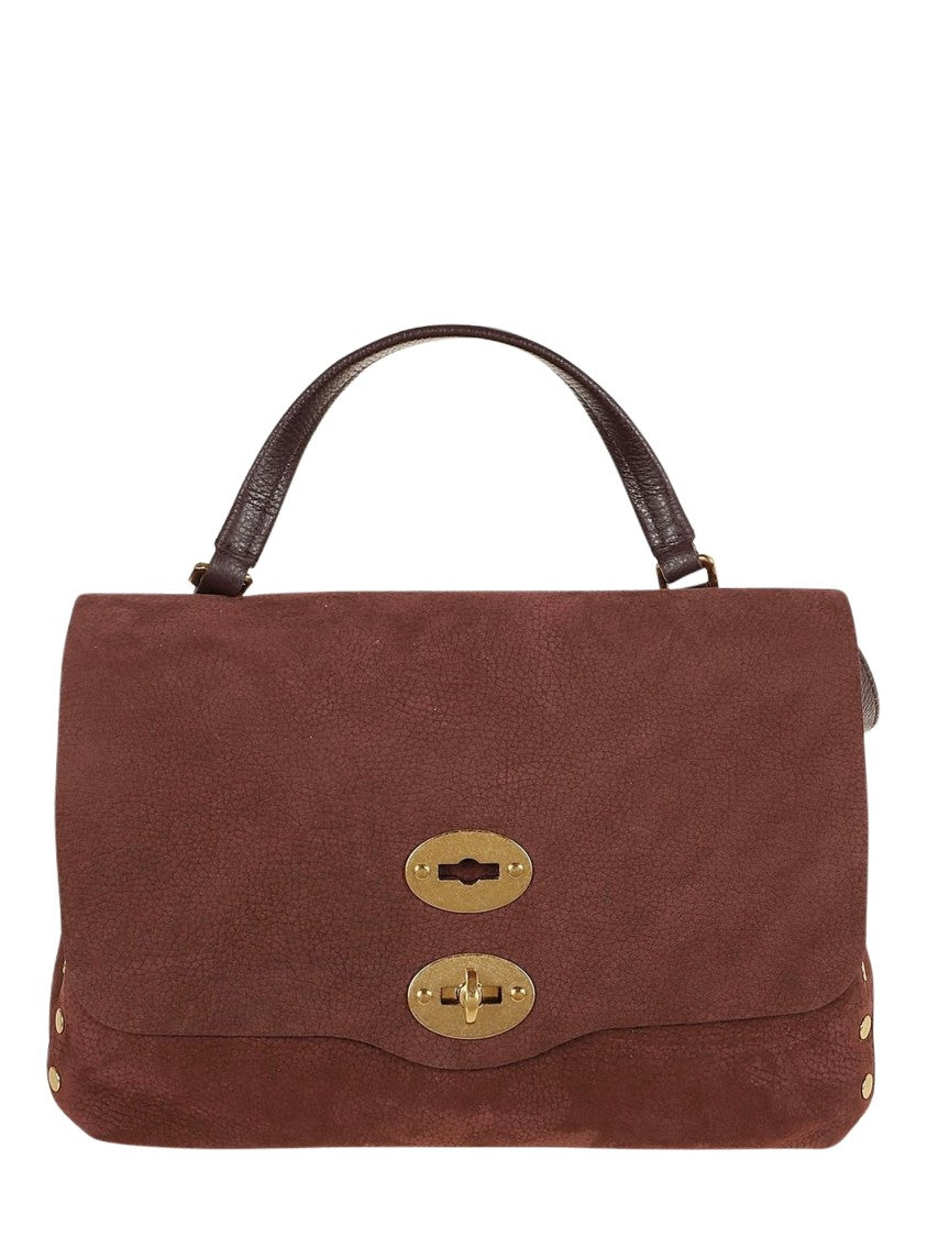Zanellato Gold-Tone Accents Small Postina Messenger Bag