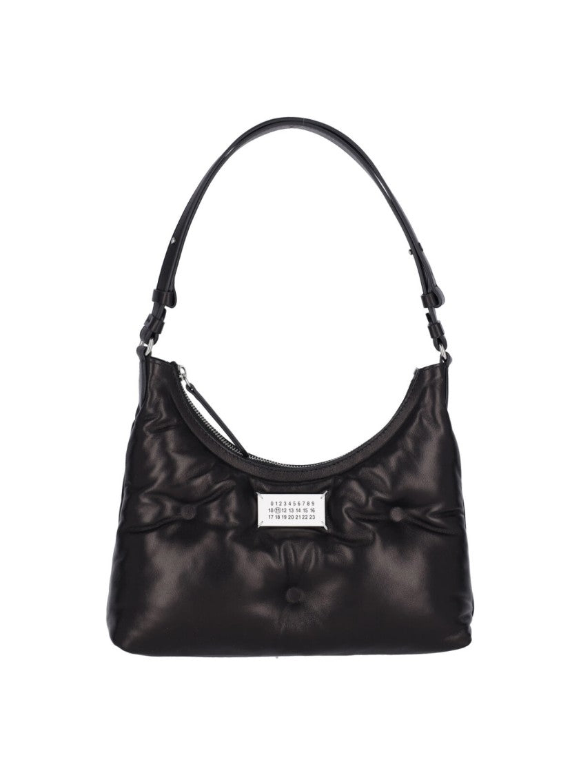 Maison Margiela Quilted Black Lamb Leather Shoulder Bag