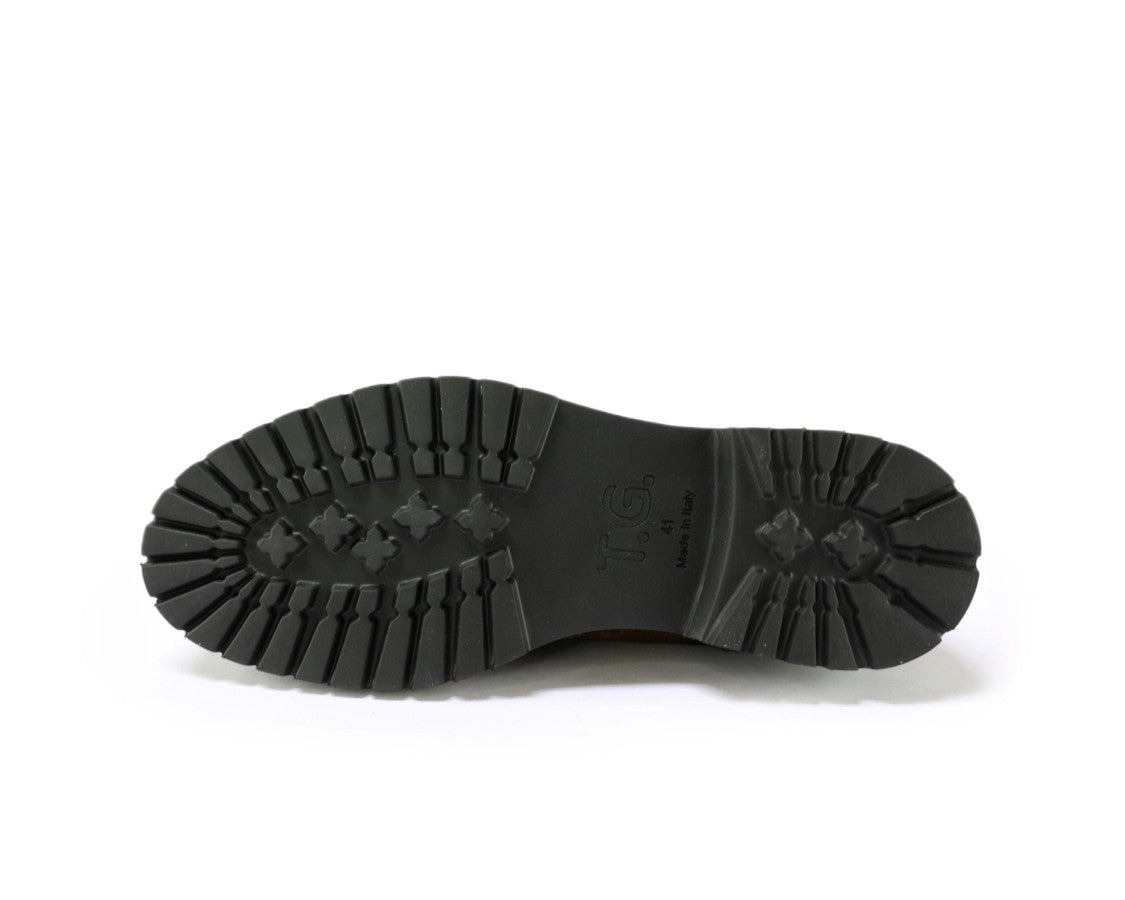 Ton Gout Tobacco Suede Derby Shoes With Extralight Rubber Sole