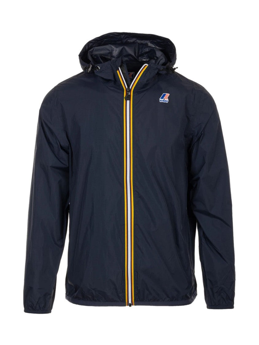 K-Way Dark Navy Le Vrai Hooded Jacket