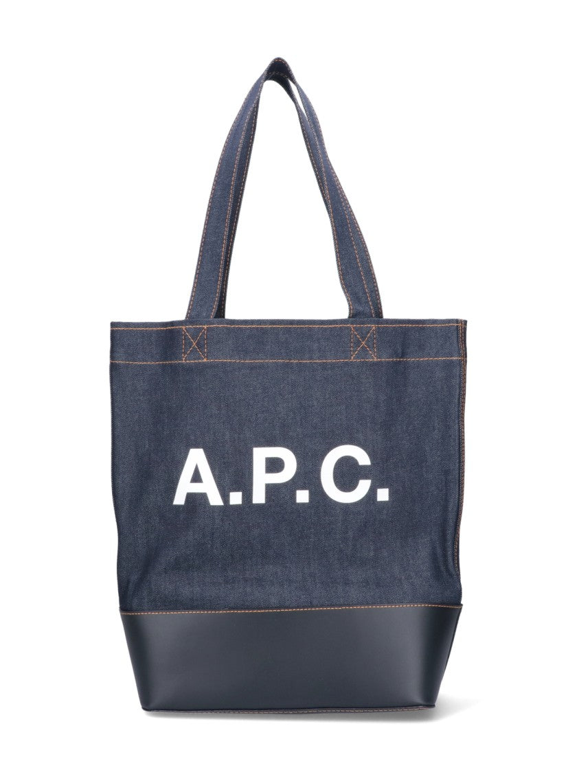 A.P.C. Axel Tote Bag – Blue
