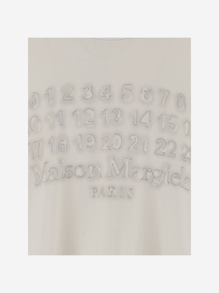 Maison Margiela Cotton T-Shirt With Logo