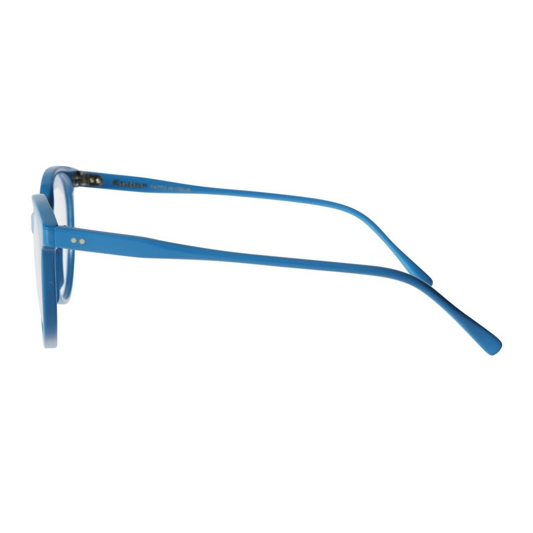 Kador Blue Cynda/N-52 Glossy Cat-Eye Eyeglasses