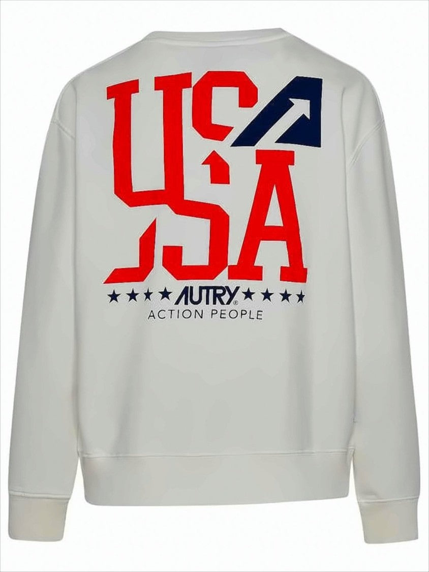 Autry Classic Long-Sleeve T-Shirt With Logo Accents