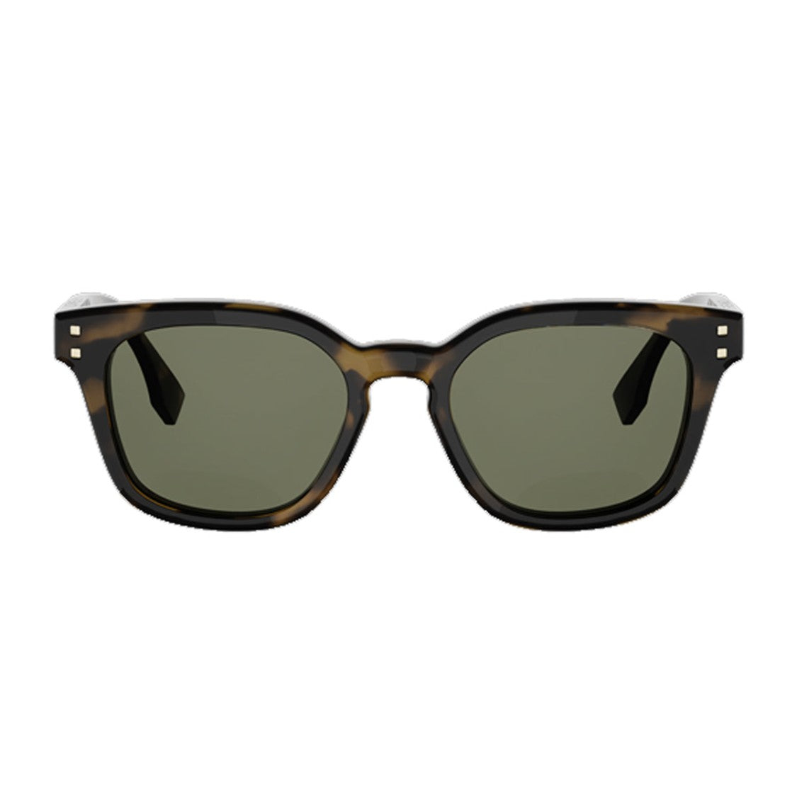 Fendi Havana Five Sisters Square Acetate Sunglasses
