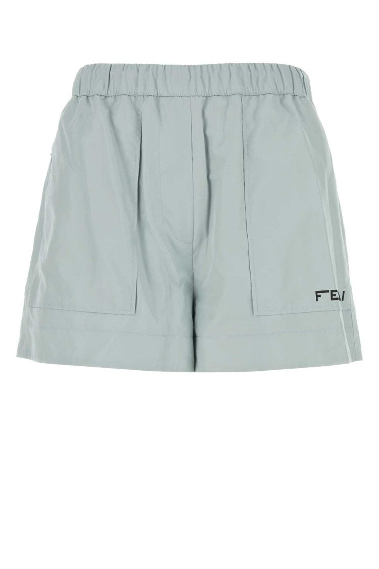 Fendi Powder Blue Polyester Shorts