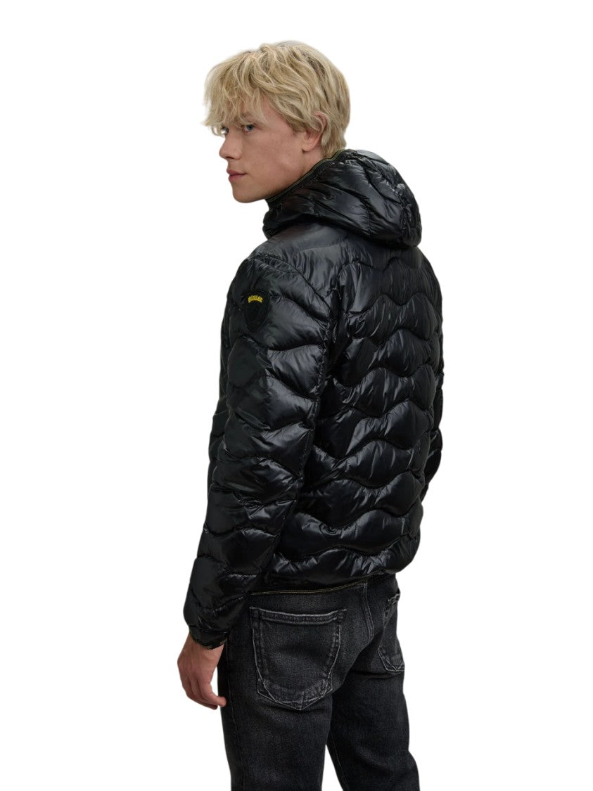 Blauer Quilted Down Jacket Functional Chest Pocket