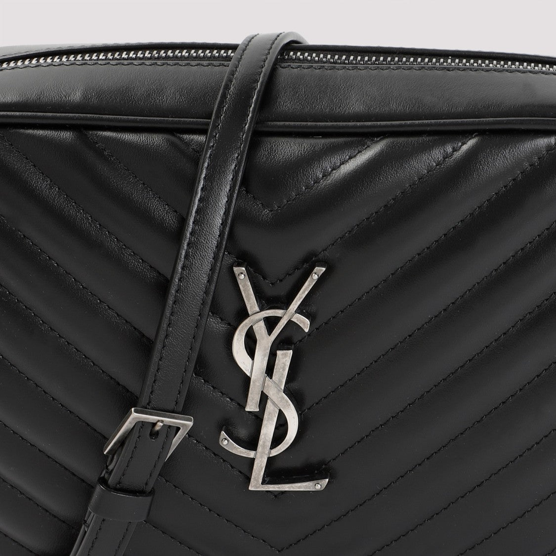 Saint Laurent Black Matelassãƒæ’Ã†Â€™Ãƒâ€Šã‚Â© Leather Shoulder Bag