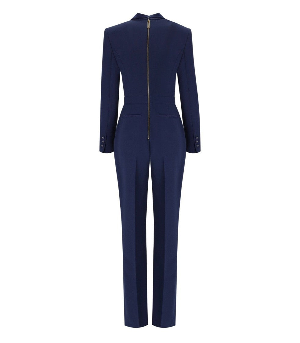 Elisabetta Franchi Oltremare Smoking Jumpsuit