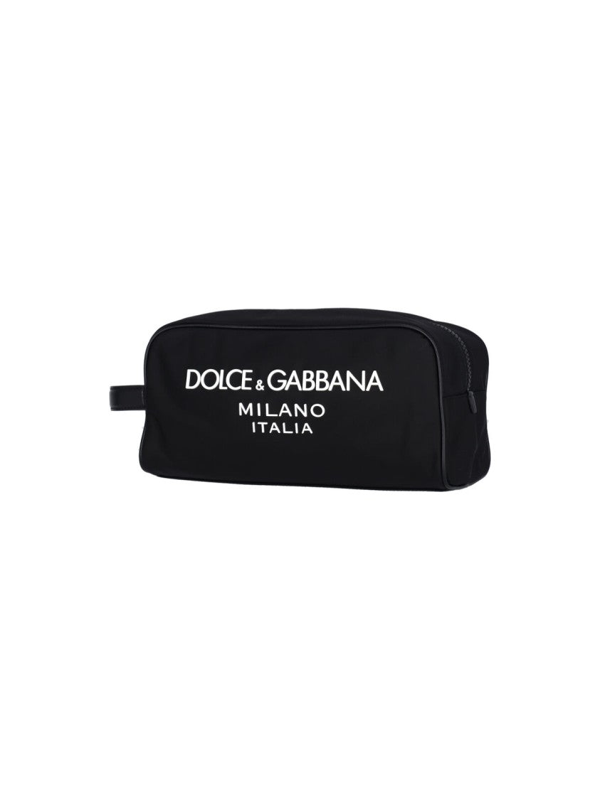 Dolce & Gabbana Logo Pouch – Black