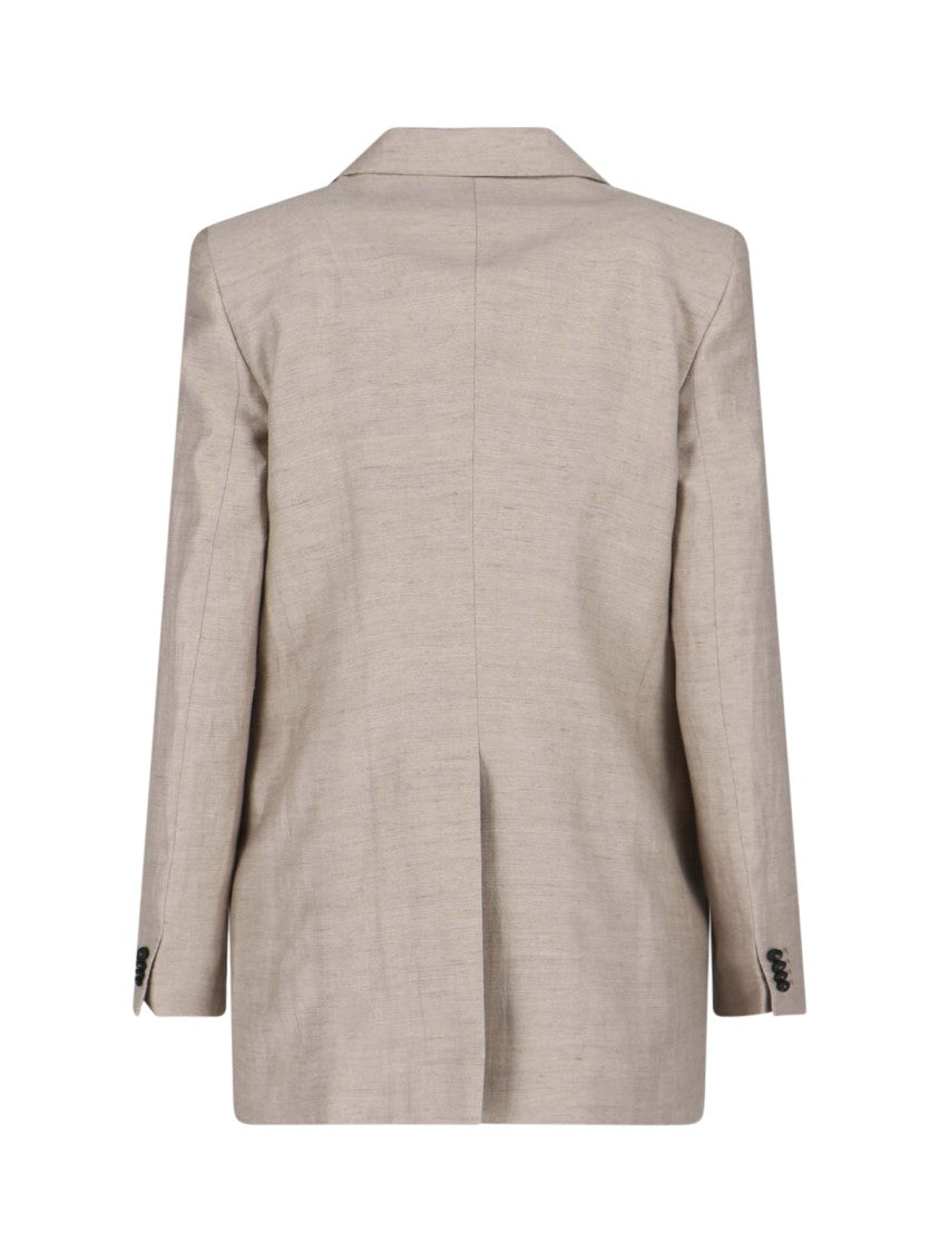 Tagliatore Adrianne Single-Breasted Suit – Beige