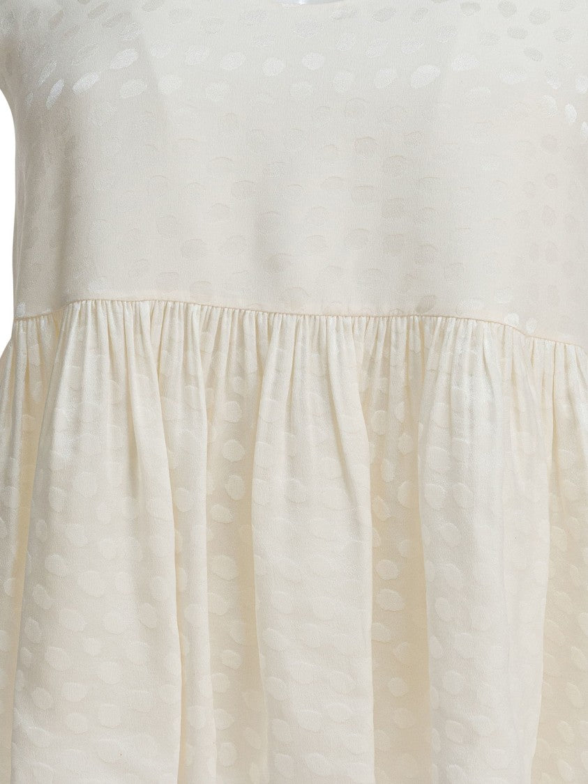 Chloé Silk Peplum Top