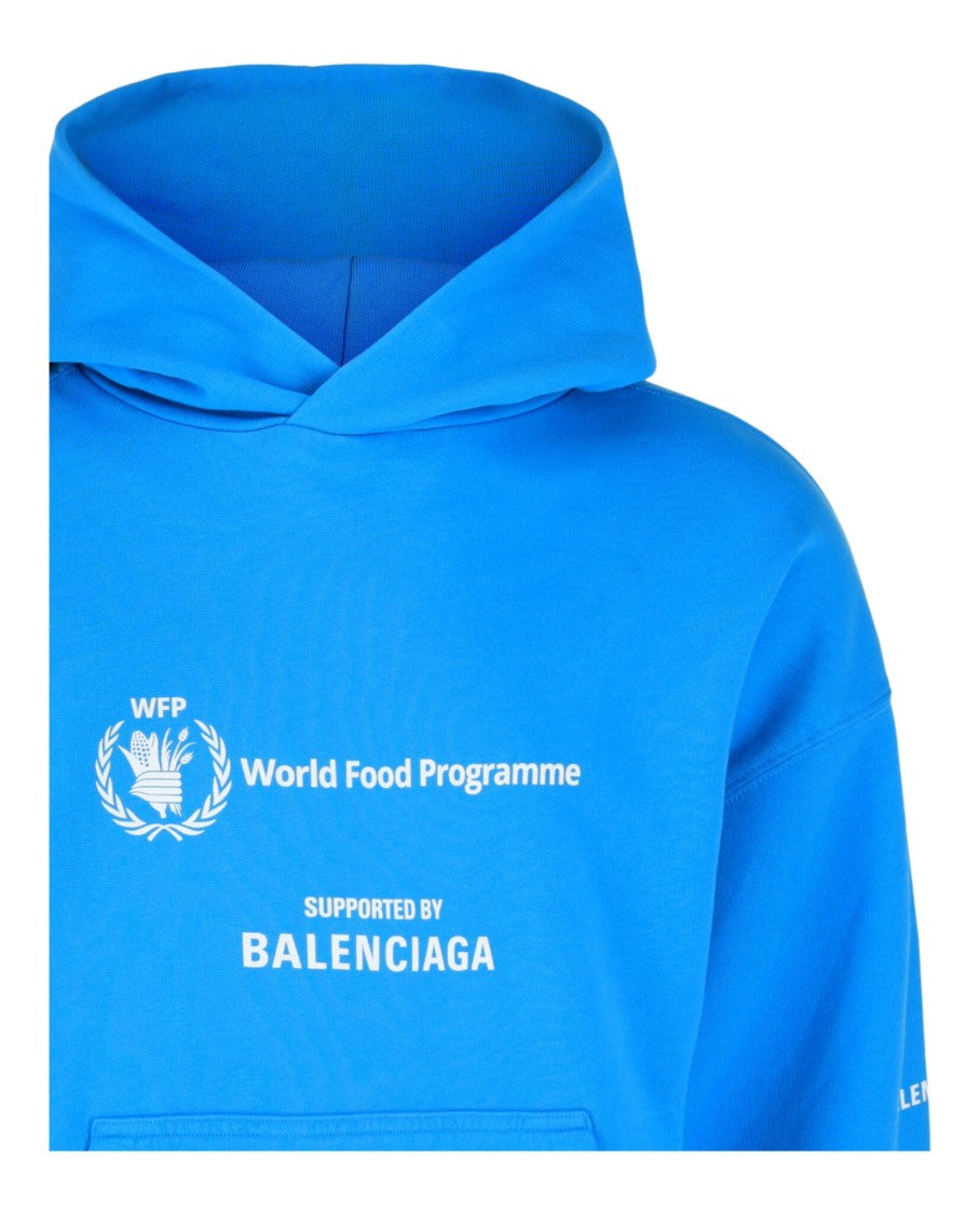 Balenciaga World Food Programme Graphic Print Hoodie