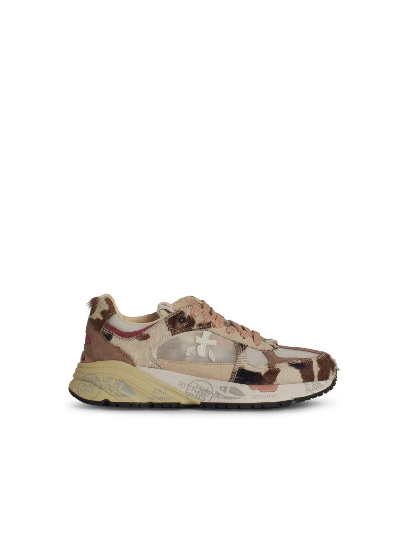 Premiata Mased' Multicolor Leather Blend Sneakers