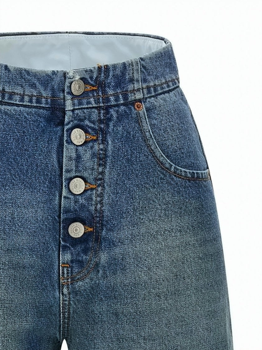Mm6 By Maison Margiela High-Waisted Denim Pants