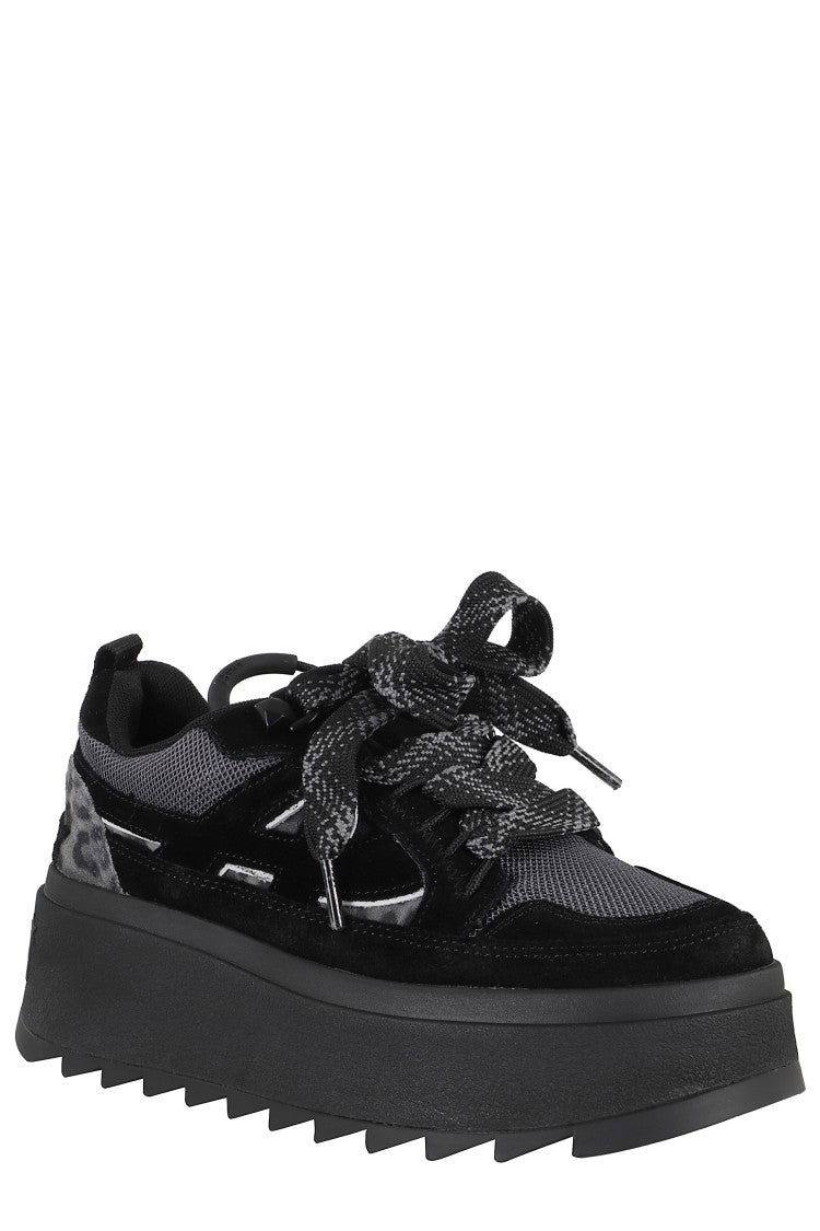 Ash Platform Sneakers With Suede Inserts