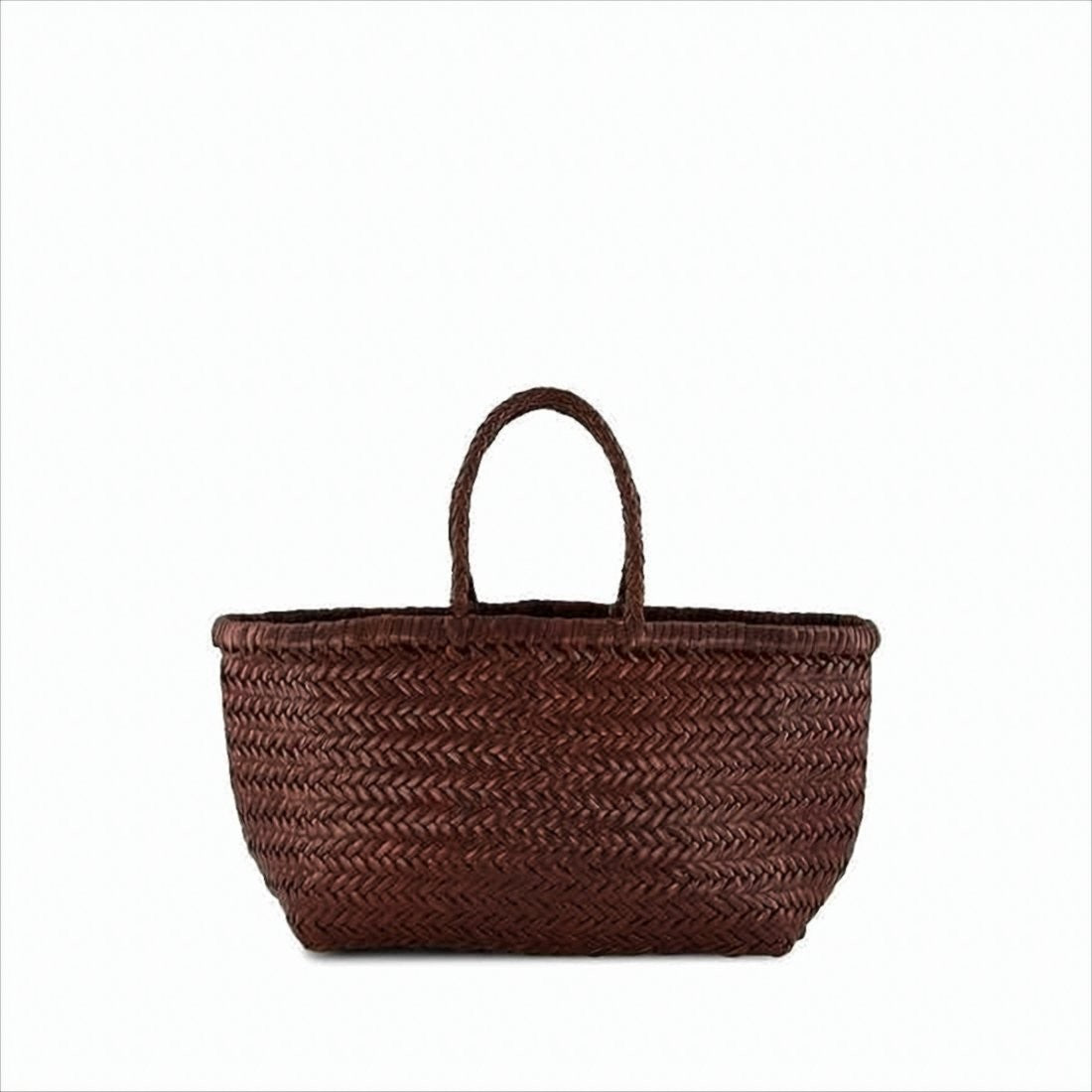 Dragon Diffusion Buffalo Leather Woven Tote Bag