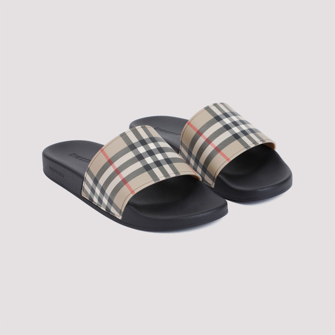 Burberry Archive Beige Check Slippers