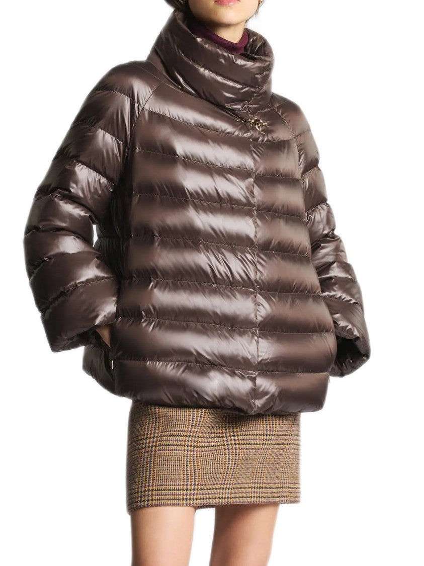 Fay Water-Repellent Quilted Nylon Down Coat