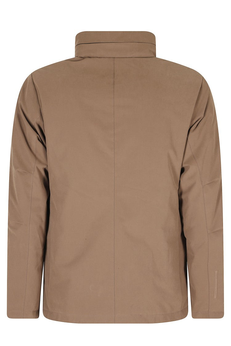 People Of Shibuya Short Technical Microfiber Jacket With Concealed Zip Closure