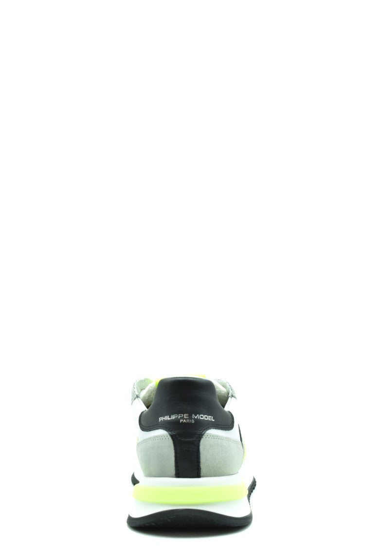 Philippe Model Multicolor Low-Profile Fabric Sneakers With Neon Accents