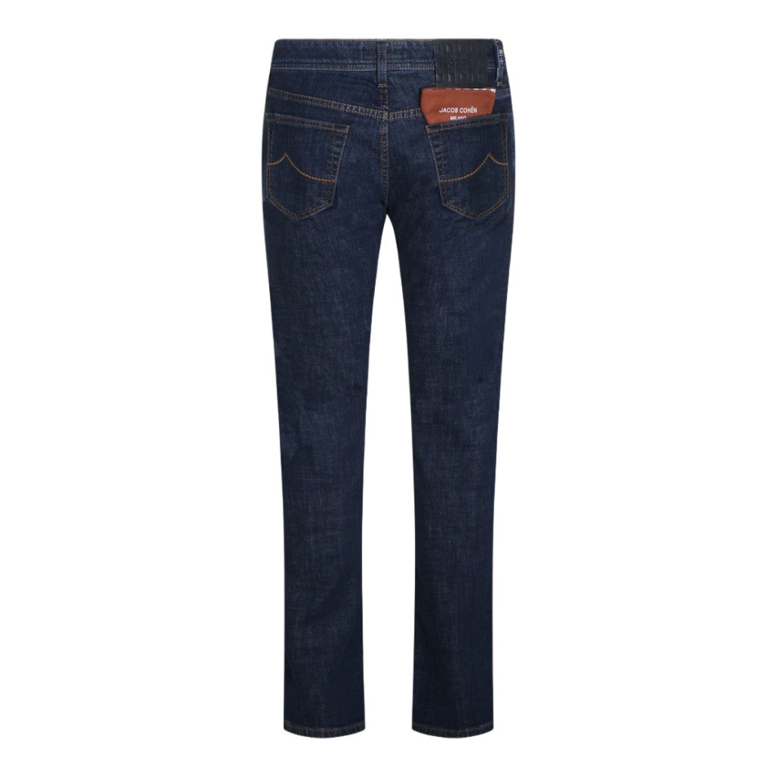 Jacob Cohen Deep Indigo Classic Five-Pocket Straight-Leg Jeans