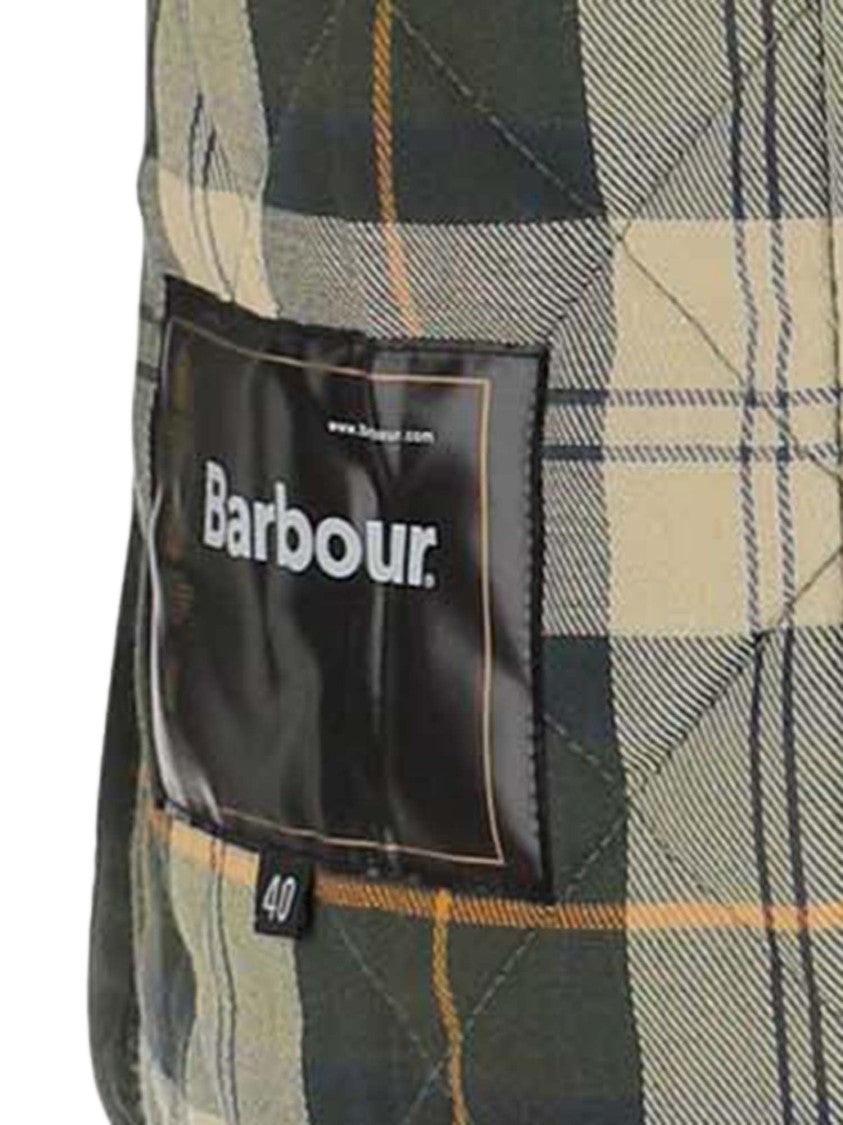 Barbour Green Reversible Quilted Nylon Vest