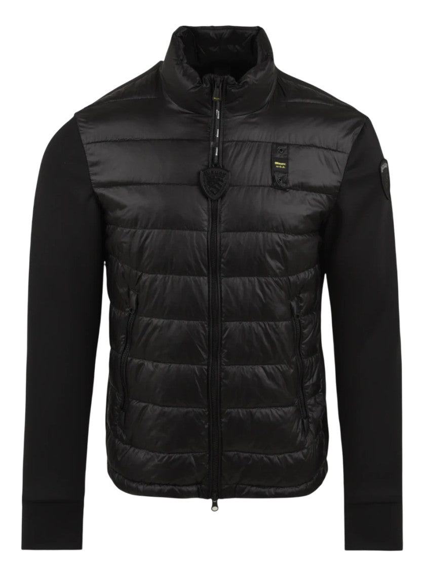 Blauer Quilted Padded Jacket Mandarin Collar