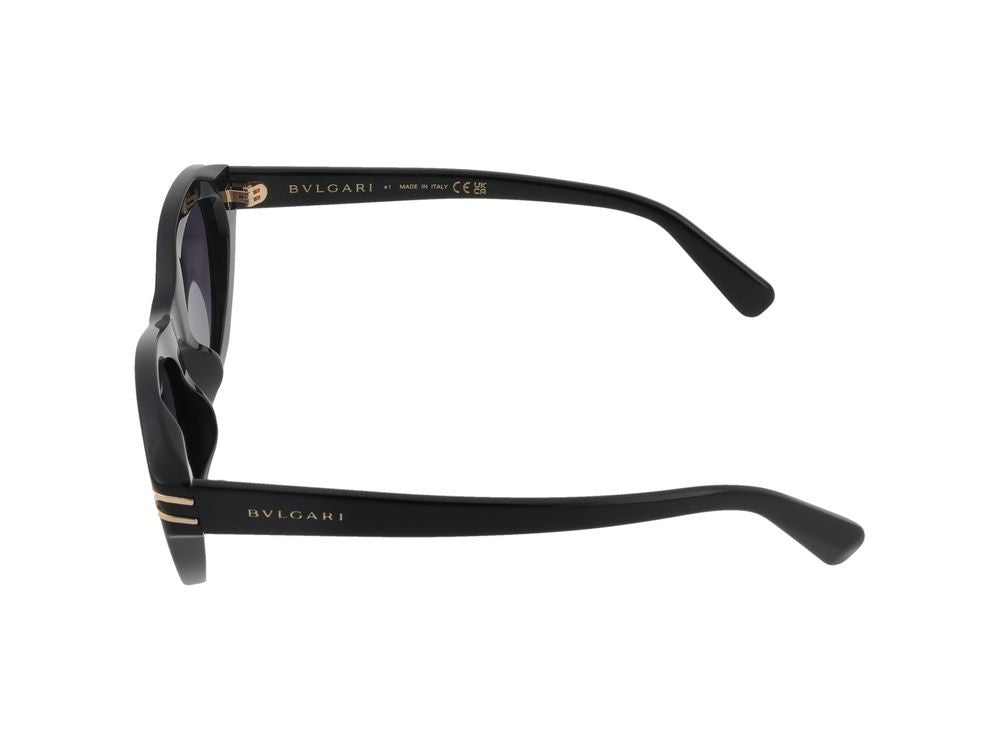 Bulgari Cat-Eye Gold Accent Tinted Lens Sunglasses