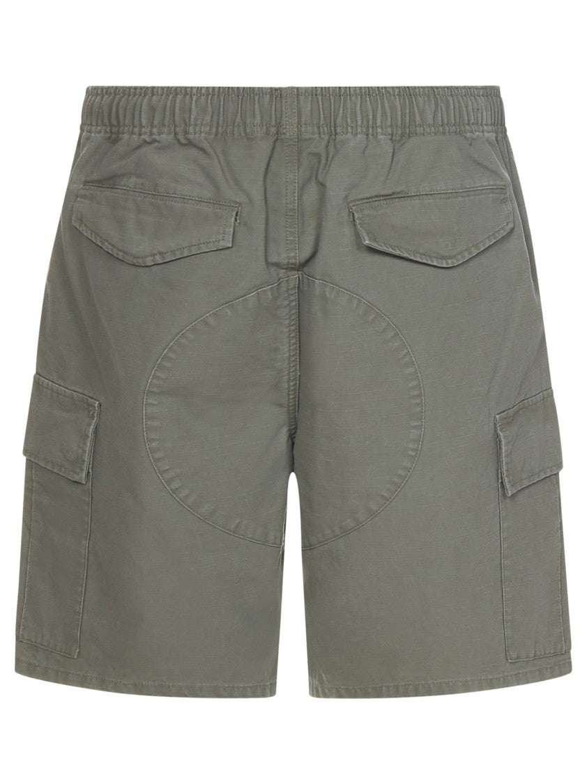 Stussy Olive Enzyme Wash Cargo Shorts