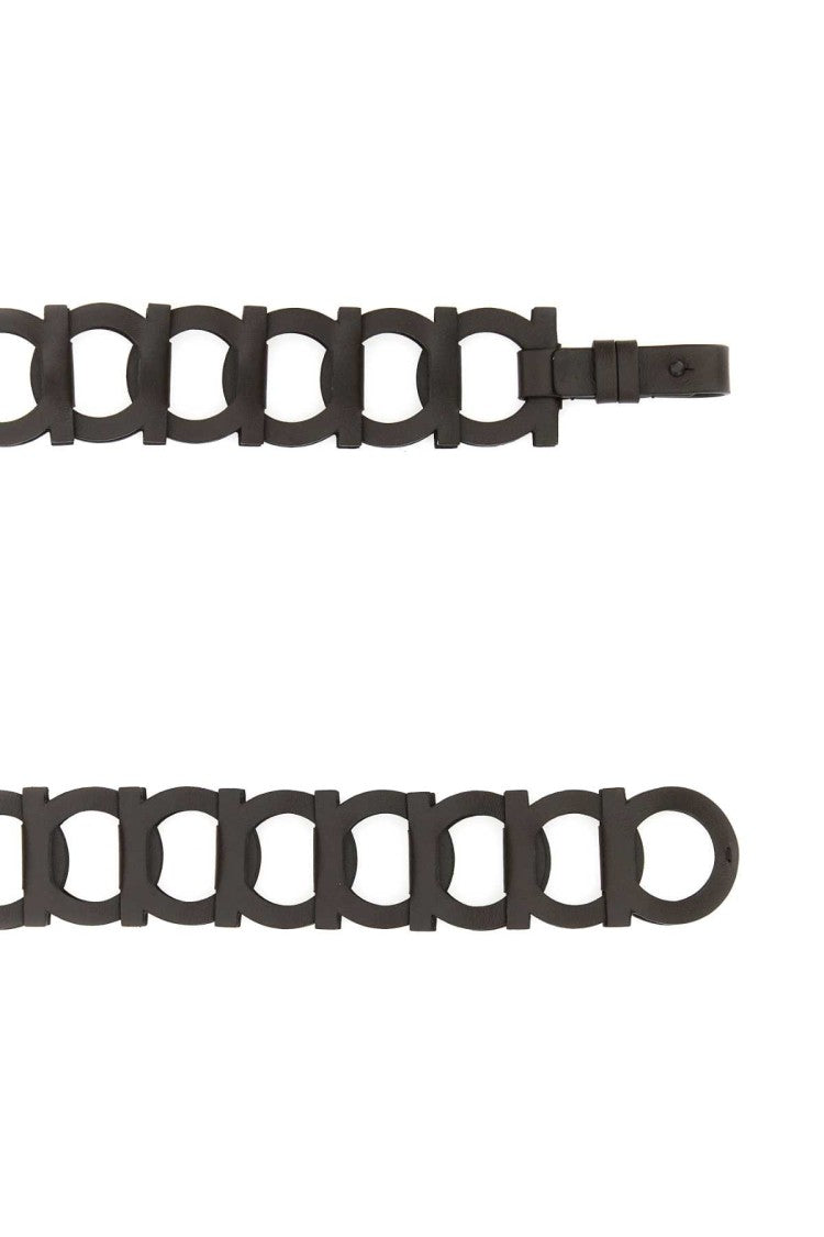 Salvatore Ferragamo Brown Leather Belt