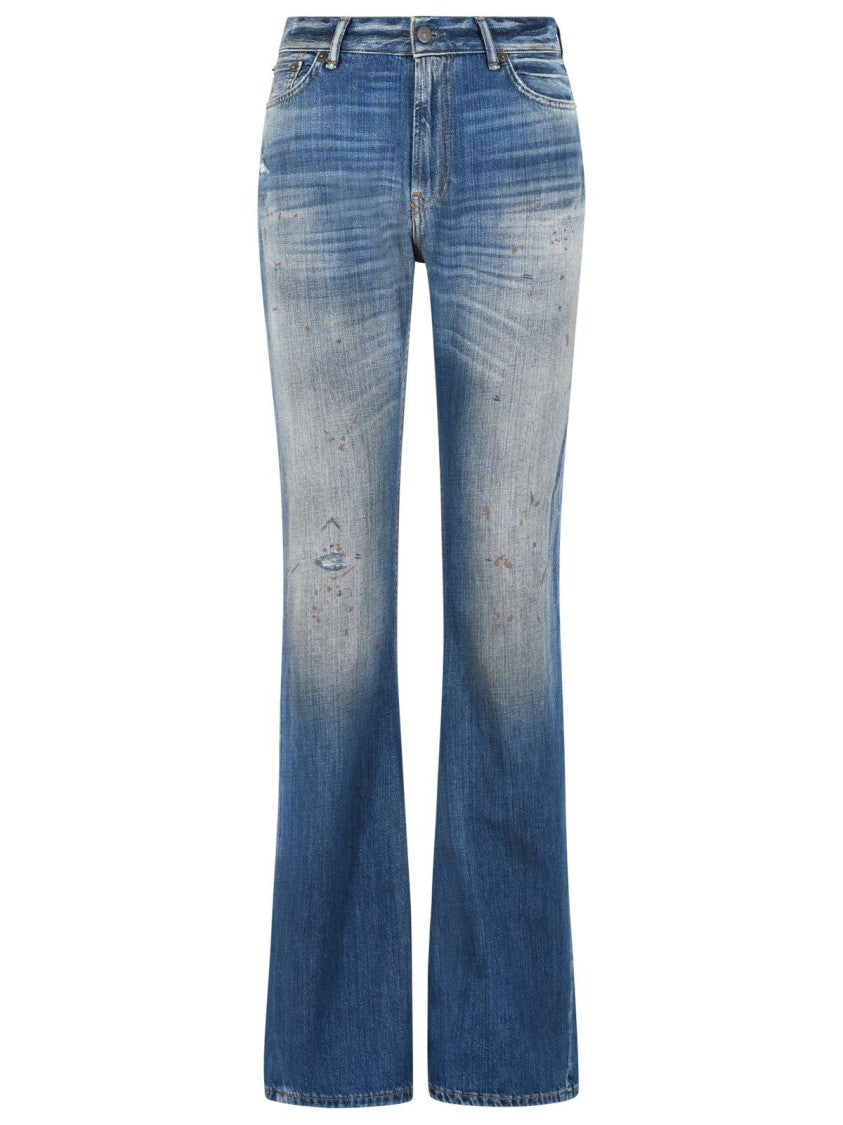 Acne Studios '2025' Blue Cotton Jeans
