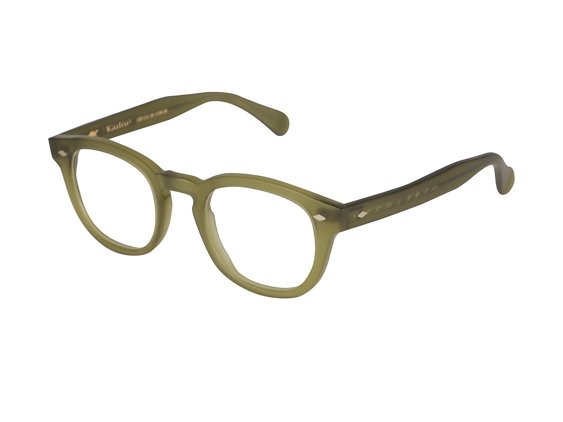 Kador Olive Green Jolly Cal 49 Square Eyeglasses