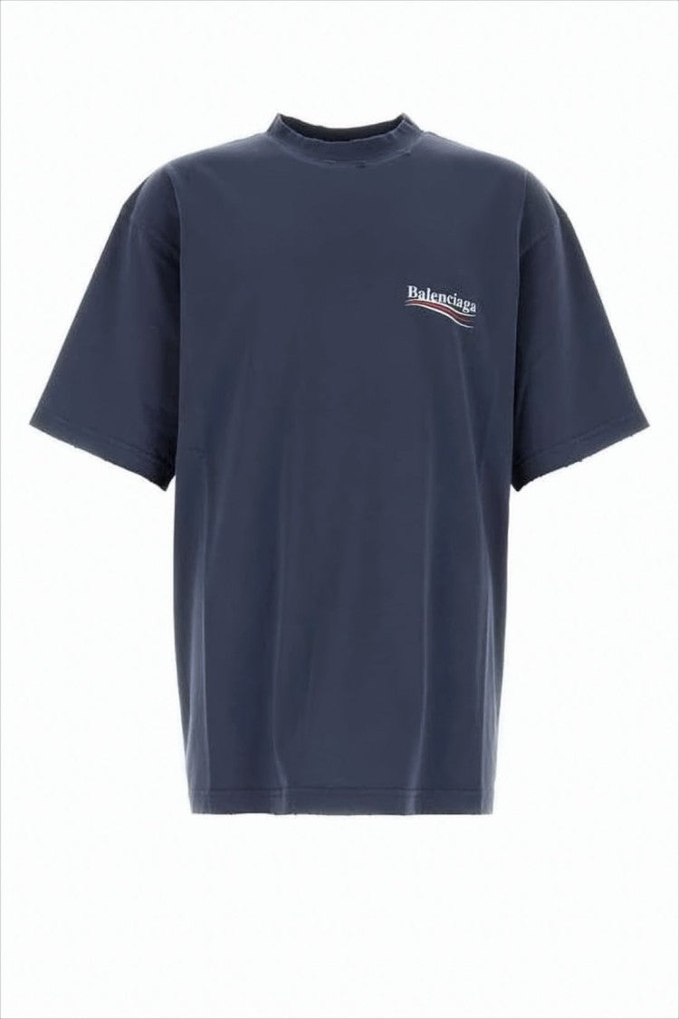 Balenciaga Boxy-Fit T-Shirt With Iconic Logo