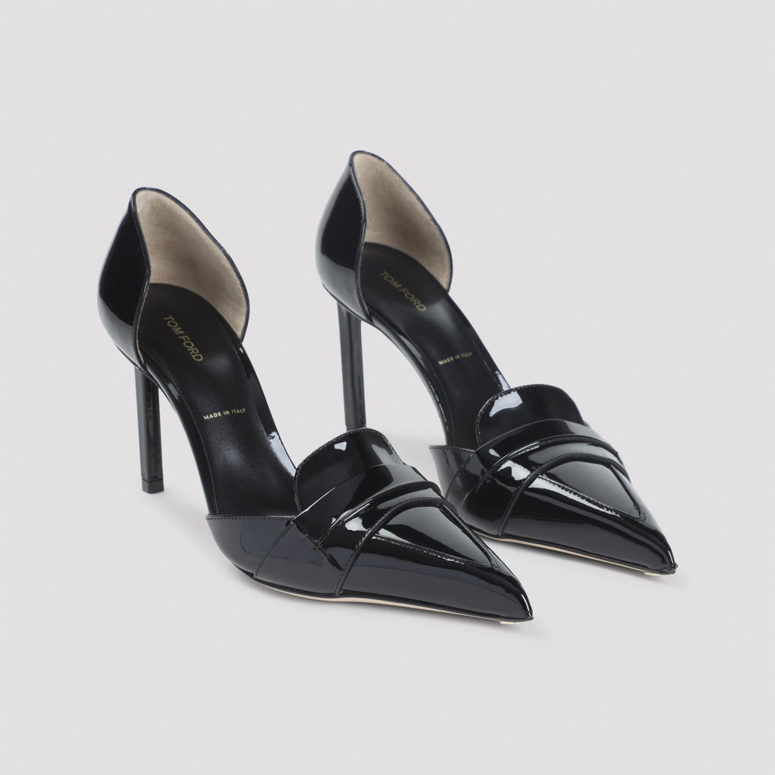 Tom Ford Black Leather Pumps With Pointed Toe