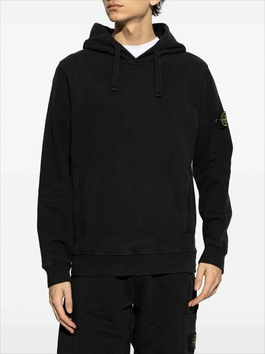 Stone Island Classic Black Pullover Hoodie