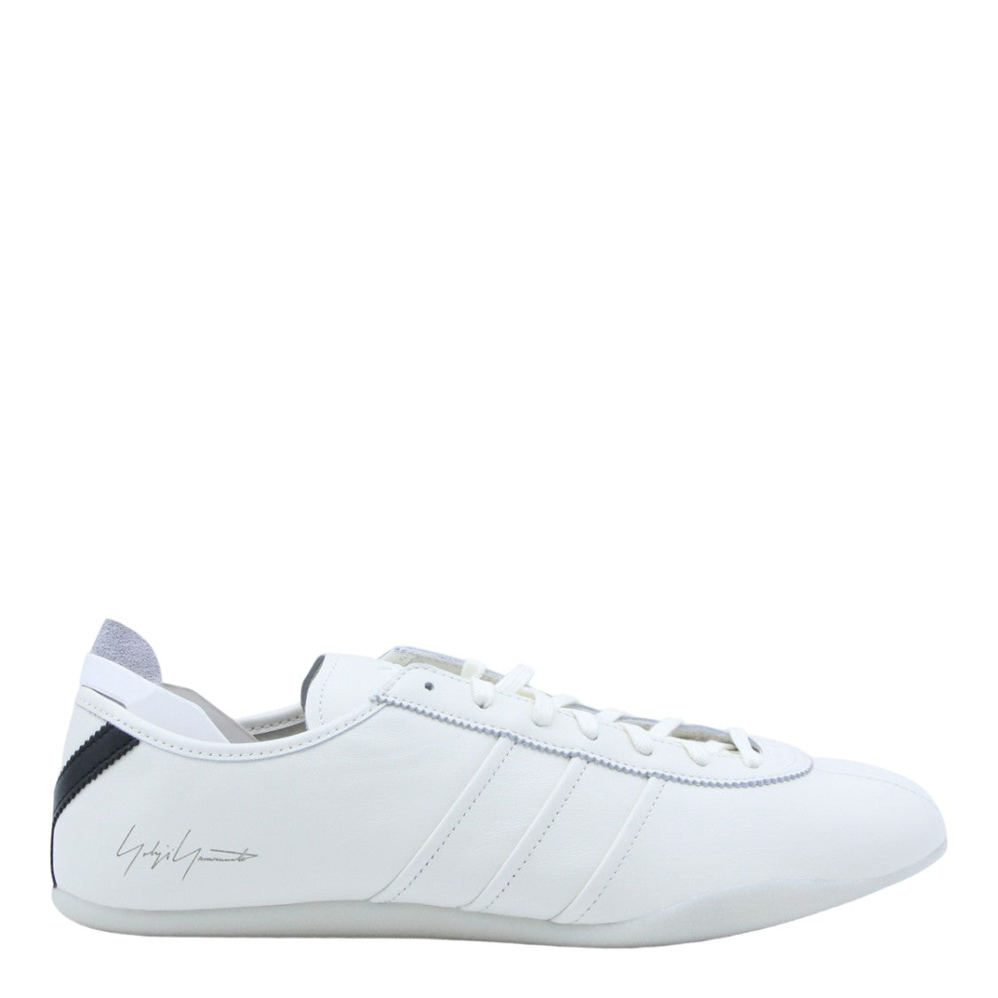 Y-3 Low-Top White Sneakers With Streamlined Design