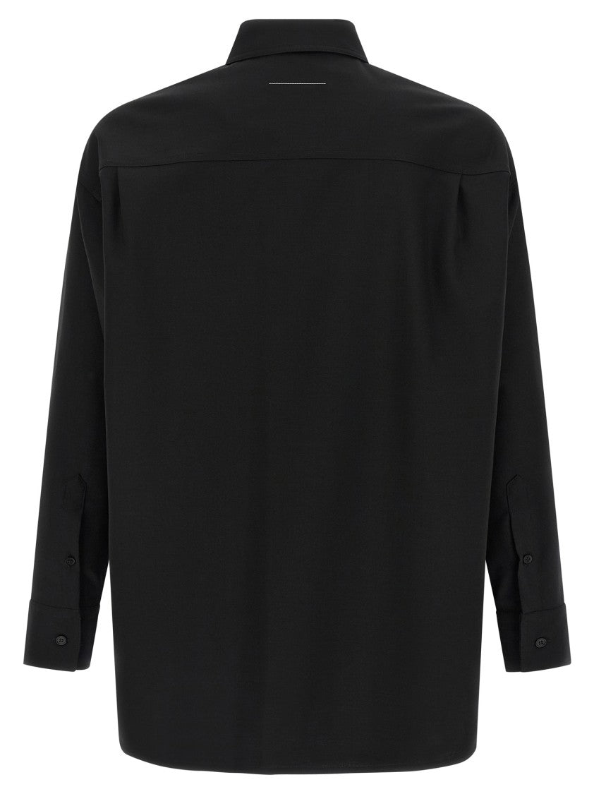 Mm6 By Maison Margiela Jacquard Label Shirt