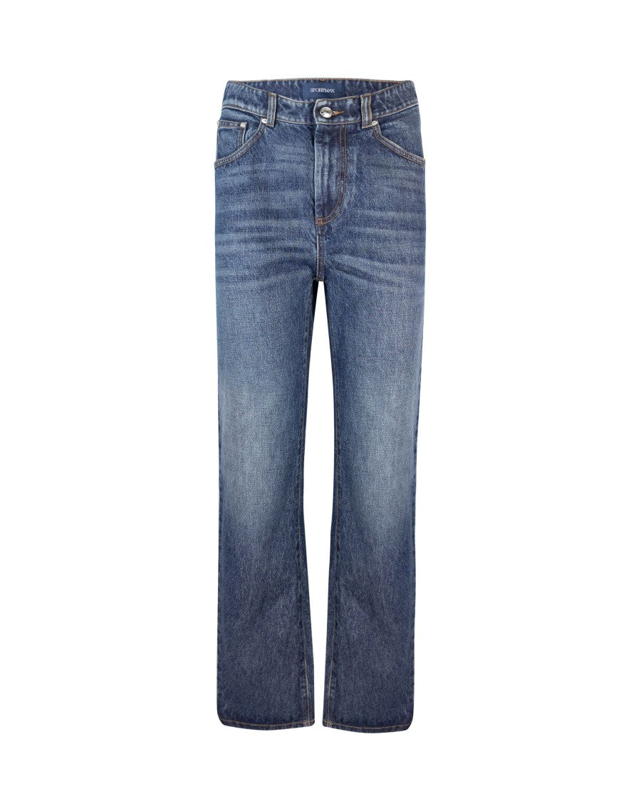Sportmax Tasso Low-Rise 5-Pocket Jeans